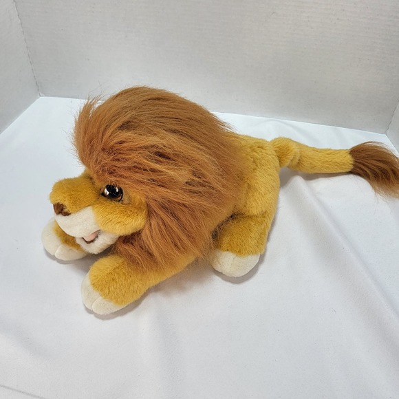 Disney The Lion King 10" Roaring Simba Plush Stuffed Animal Toy 1993 VTG Working - Picture 7 of 16